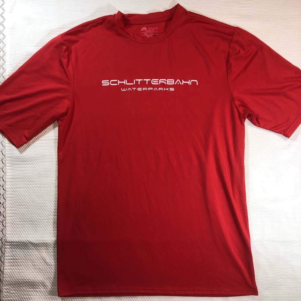 Schlitterbahn Rash Guard Large Red
